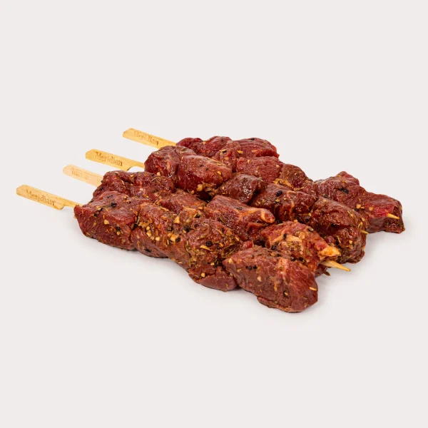 Grass-Fed Free Range Steak Skewer, Peppercorn, 4oz 4 Pack (113g Each)